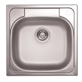   LIVINOX TRITON 309 natúr rozsdamentes acél mosogató, 480 x 480 mm, jobboldali csaplyukkal