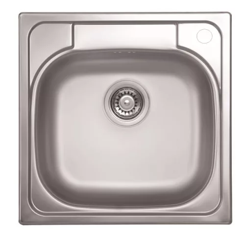 LIVINOX TRITON 309 natúr rozsdamentes acél mosogató, 480 x 480 mm, jobboldali csaplyukkal
