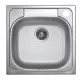 LIVINOX TRITON 309 natúr rozsdamentes acél mosogató, 480 x 480 mm, jobboldali csaplyukkal, dobozos