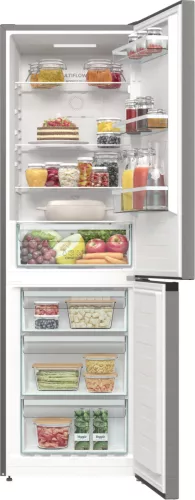 Gorenje N61EA2XL4 Szabadonálló kombinált alulfagyasztós hűtőszekrény | Ezüst
