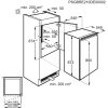 AEG NSF5O88ES Beépíthető hűtőszekrény | CoolMatic | 124l | 88 cm magas | 56 cm széles