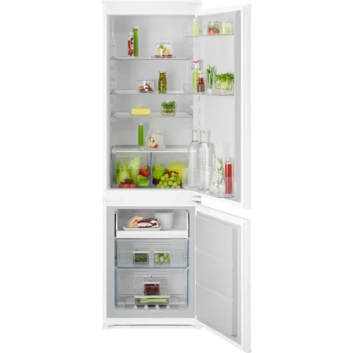 Electrolux OSC7N181ES Beépíthető kombinált alulfagyasztós hűtőszekrény | NoFrost | 195/62 l | 177.2 cm magas