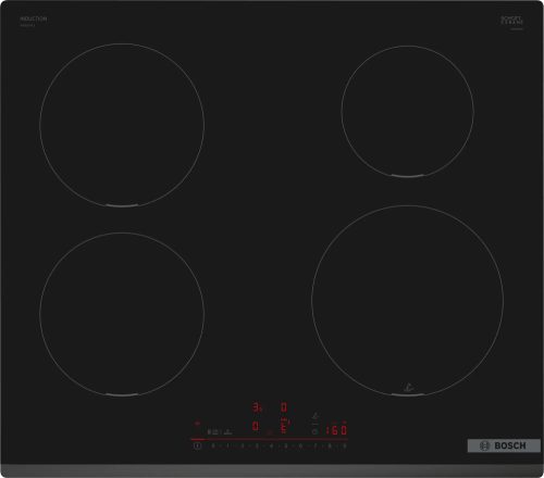 BOSCH PIE631HC1E Serie|6 Beépíthető indukciós főzőlap | PerfectFry | Wifi | 60 cm | Fekete