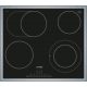 Bosch PKN645FP1E Serie|6 Beépíthető kerámia főzőlap | DirectSelect | Bővíthető főzőzóna | 60 cm | Fekete