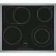 Bosch PKN645FP1E Serie|6 Beépíthető kerámia főzőlap | DirectSelect | Bővíthető főzőzóna | 60 cm | Fekete