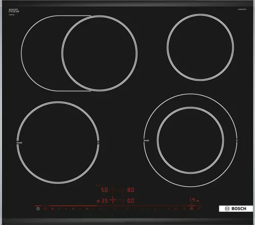 BOSCH PKN675DP1D Serie|8 Beépíthető kerámia főzőlap | Fekete