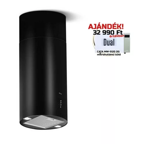 ELICA - Páraelszívó TUBE PRO ISLAND BL MAT/A/43 + Mikro MW-5120B