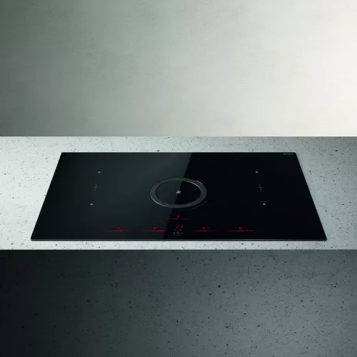 ELICA NIKOLATESLA SWITCH BL/A/83 páraelszívóval integrált ind. főzőlap,83 cm,IEC turbo: 630 m3/h,külső kivezetés,fekete