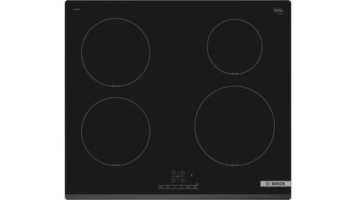 BOSCH PUE63RBB5E Serie|4 Beépíthető indukciós főzőlap | TouchSelect | PowerBoost | 60 cm | Fekete