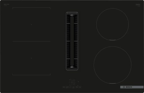 BOSCH PVS811B16E Serie|4 Beépíthető indukciós főzőlap, beépített elszívóval | Fekete