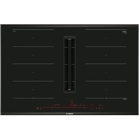   BOSCH PXX875D67E Serie|8 Indukciós főzőlapbeépített elszívóval | 80cm | Fekete