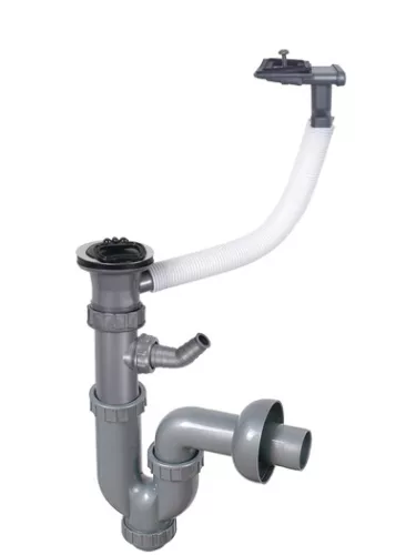 LIVINOX S-700-D lefolyógarnitúra szifonnal, 1 1/2-es