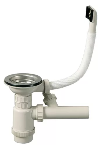 LIVINOX S-734-K lefolyógarnitúra szifonnal, 3 1/2-es