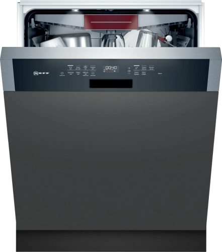 Neff S147ZCS35E N 70 Beépíthető kezelőpaneles mosogatógép | 14 teríték | Wifi | Zeolith Szárítás | VarioDrawer | Flex2 | 60 cm