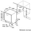 BOSCH SBH4HVX00E Serie|4 Teljesen beépíthető mosogatógép | 14 teríték | Wifi | VarioDrawer | VarioFlex | RackMatic | InfoLight | VarioHinge | Extra Dry | 60 cm