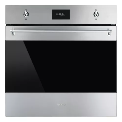 SMEG HŐLÉGKEVERÉSES SÜTŐ, Classica design, 60 cm, CS LCD, inox