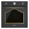 SMEG HŐLÉGKEVERÉSES SÜTŐ, Cortina design, 60 cm, analóg, antracit