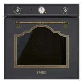   SMEG HŐLÉGKEVERÉSES SÜTŐ, Cortina design, 60 cm, analóg, antracit