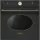 SMEG HŐLÉGKEVERÉSES SÜTŐ, Colonial design, 60 cm, analóg, antracit