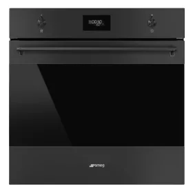   SMEG PIROLITIKUS HŐLÉGKEVERÉSES SÜTŐ, Classica design, 60 cm, CS LCD, matt fekete