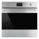 SMEG PIROLITIKUS HŐLÉGKEVERÉSES SÜTŐ, Classica design, 60 cm, CS LCD, inox