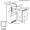 AEG SFS488F1AS Beépíthető hűtőszekrény | CoolMatic | 124l | 88 cm magas | 56 cm széles