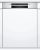 Bosch SGI2ITS33E Serie|2 Beépíthető kezelőpaneles mosogatógép | 12 teríték | Extra Dry | 60 cm