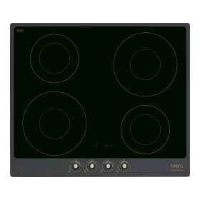   SMEG INDUKCIÓS FŐZŐLAP, Cortina design, 60 cm, 4 főzőzóna, antracit