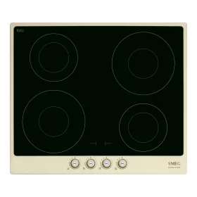   SMEG INDUKCIÓS FŐZŐLAP, Cortina design, 60 cm, 4 főzőzóna, bézs