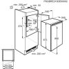 AEG SKB588D1AS Beépíthető hűtőszekrény | 142 l | 88 cm magas | 56 cm széles