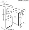 AEG SKS888DXAF Beépíthető hűtőszekrény | CoolMatic | 137 l | 87.3 cm magas | 55.6 cm széles
