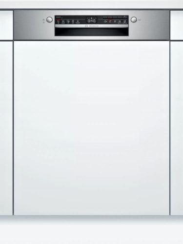 Bosch SMI2HVS20E Serie | 2, Félig beépíthető mosogatógép, 60 cm, Nemesacél