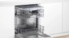 Bosch SMI2HVS20E Serie|2 Beépíthető kezelőpaneles mosogatógép | 13 teríték | Wifi | VarioDrawer | Rackmatic | Extra Dry | 60 cm