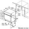 BOSCH SMI4ECS14E Serie|4 Beépíthető kezelőpaneles mosogatógép | 13 teríték | Wifi | Flex kosarak | EfficientDry | 60 cm