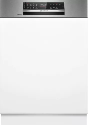 BOSCH SMI6ECS18E Serie|6 Kezelőpaneles beépíthető mosogatógép | 60 cm | Inox