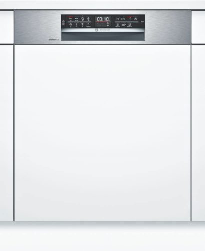 Bosch SMI6ECS51E Serie | 6 Félig beépíthető mosogatógép 60 cm Nemesacél