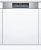 Bosch SMI6ECS51E Serie|6 Beépíthető kezelőpaneles mosogatógép | 13 teríték | Wifi | VarioDrawer | Max Flex | RackMatic | EfficientDry | 60 cm