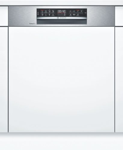 Bosch SMI6ZCS49E Serie | 6 Félig beépíthető mosogatógép 60 cm Nemesacél