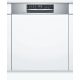 BOSCH SMI6ZDS49E Serie|6 Beépíthető kezelőpaneles mosogatógép | 60 cm