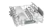 BOSCH SMS25AI05E Serie|2 Szabadonálló mosogatógép | Silver-inox | 60 cm