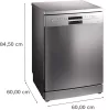 BOSCH SMS2ITI67E Serie|2 Szabadonálló mosogatógép | Nemesacél | 60 cm