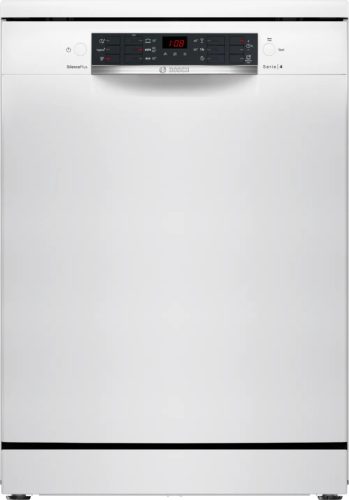 BOSCH SMS46KW02E Serie|4 Szabadonálló mosogatógép | Fehér | 60 cm