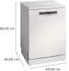 BOSCH SMS4HVW14E Serie|4 Szabadonálló mosogatógép | Fehér | 60 cm