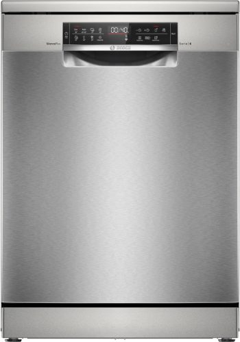 BOSCH SMS6EDI00E Serie|6 Szabadonálló mosogatógép | 13 teríték | Wifi | Max Flex | EfficientDry | Silver-inox | 60 cm