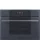 SMEG KOMPAKT KOMBINÁLT GŐZSÜTŐ, Linea design, Galileo, 45 cm, ES LCD, neptune szürke üveg