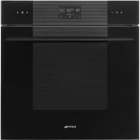   SMEG HŐLÉGKEVERÉSES SÜTŐ, Linea design, Galileo, 60 cm, ES LCD, mélyfekete üveg