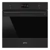 SMEG KOMBINÁLT MIKROHULLÁMÚ SÜTŐ, Classica design, Galileo, 60 cm, ES LCD, matt fekete