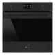 SMEG KOMBINÁLT MIKROHULLÁMÚ SÜTŐ, Classica design, Galileo, 60 cm, ES LCD, matt fekete