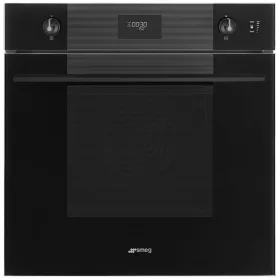   SMEG KOMBINÁLT PIROLITIKUS SÜTŐ, GŐZFUNKCIÓVAL, Linea design, Galileo, 60 cm, CS LCD, mélyfekete üveg