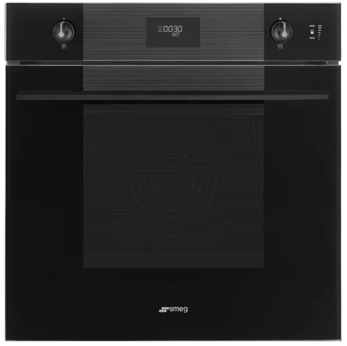 SMEG KOMBINÁLT PIROLITIKUS SÜTŐ, GŐZFUNKCIÓVAL, Linea design, Galileo, 60 cm, CS LCD, mélyfekete üveg
